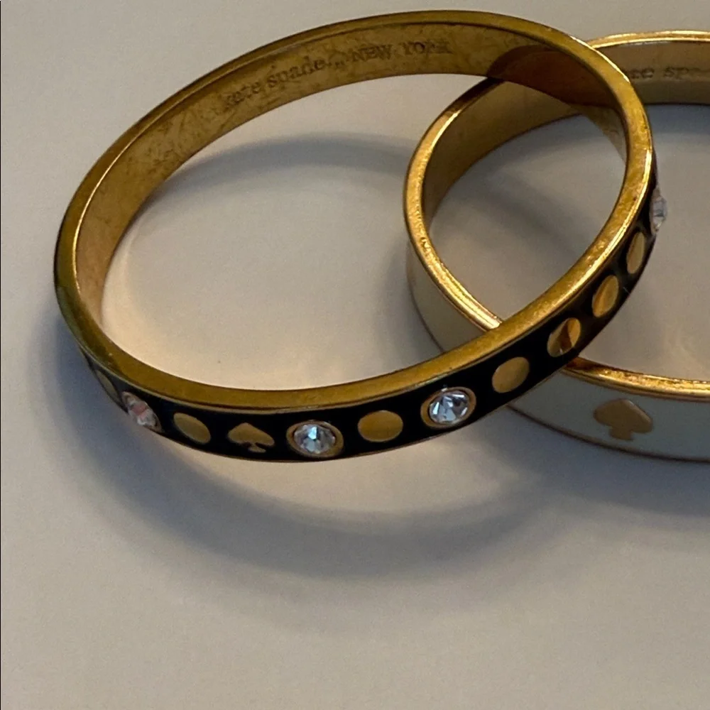 Kate Spade Gold and Black Bracelet Duo - Picture 3 of 5